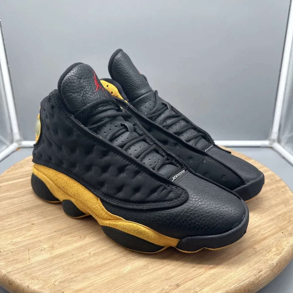 Jordan 13 Retro Carmelo Anthony Class Of 2002 (B-Grade) Men's 10 Black And Gold